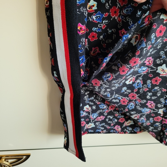 New Anthropologie Striped Floral Pencil Skirt by Current Air Size L - Picture 5 of 8